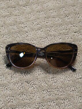 Vtg DKNY DY4121 3660/73 Oversized Marble Brown Sunglasses 56  [] 17  140 Frames